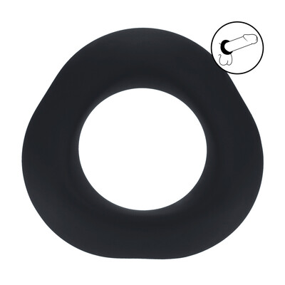 Ergo Liquid Silicone Cockring - Zwart