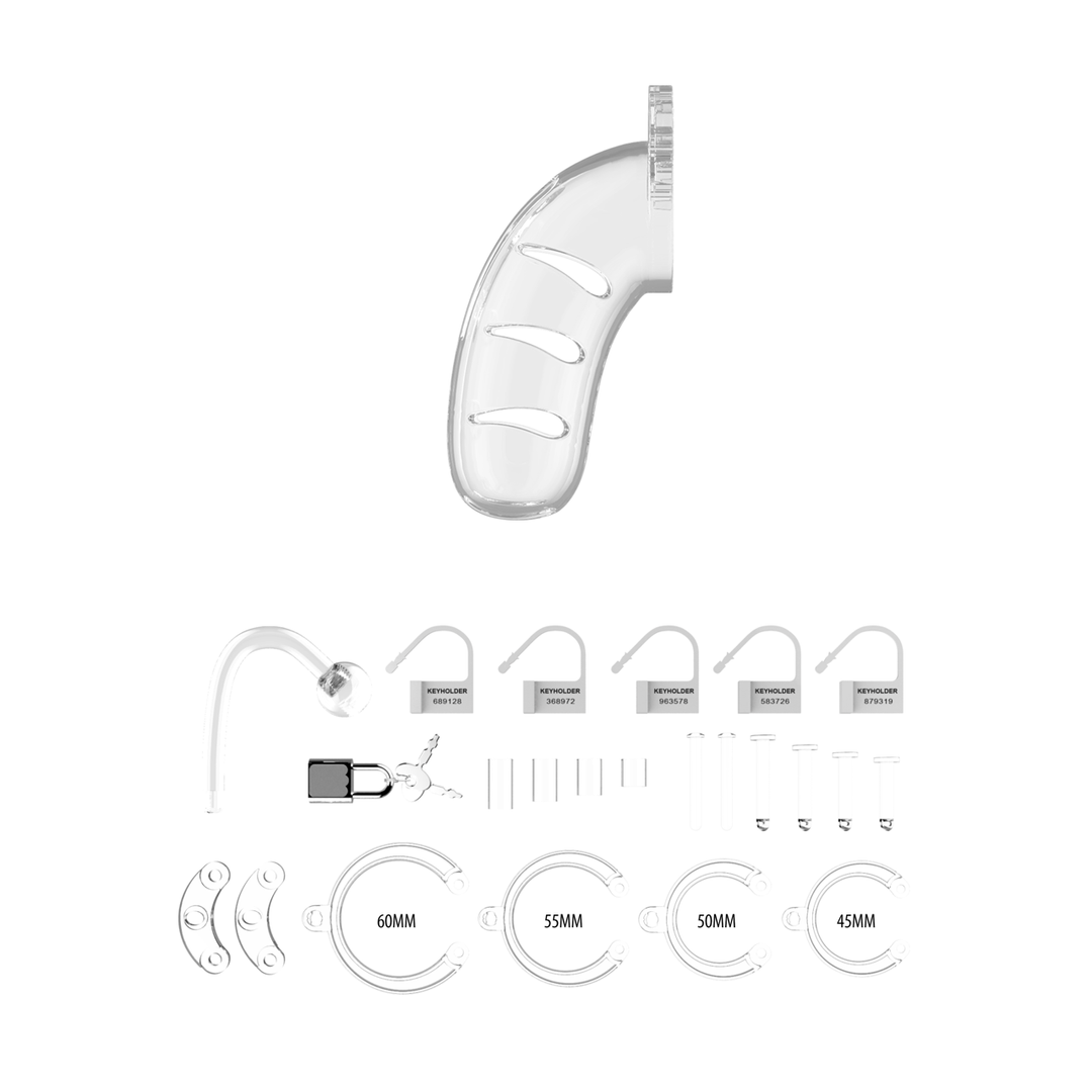 Model 11 Chastity Cock Cage met Plug – 4.5 / 11,5 cm