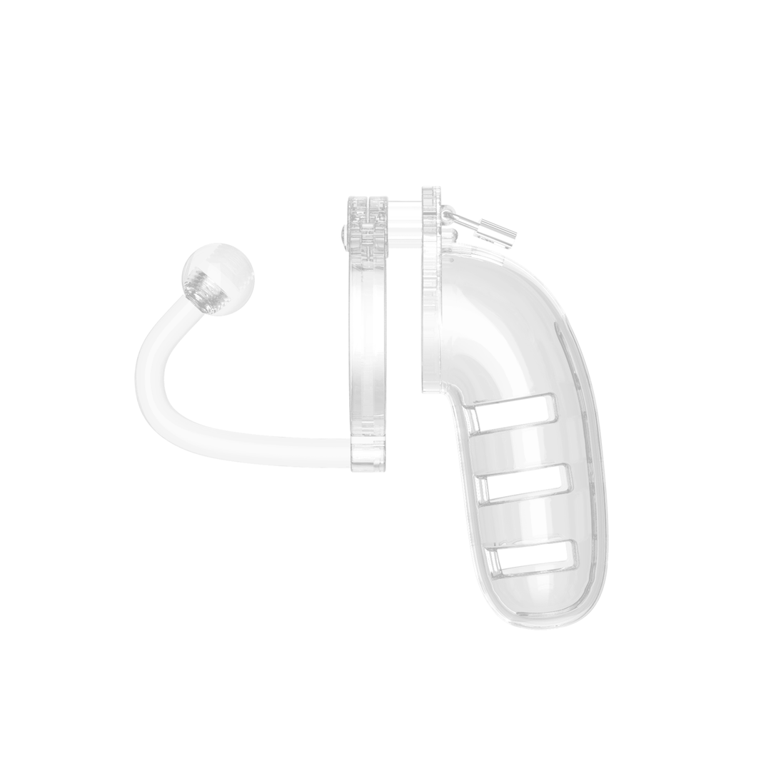 Model 12 Chastity Cock Cage met Plug – 5,5 / 14 cm