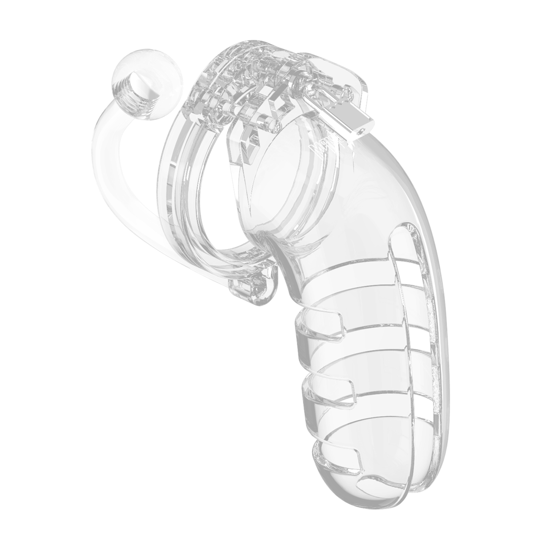 Model 12 Chastity Cock Cage met Plug – 5,5 / 14 cm
