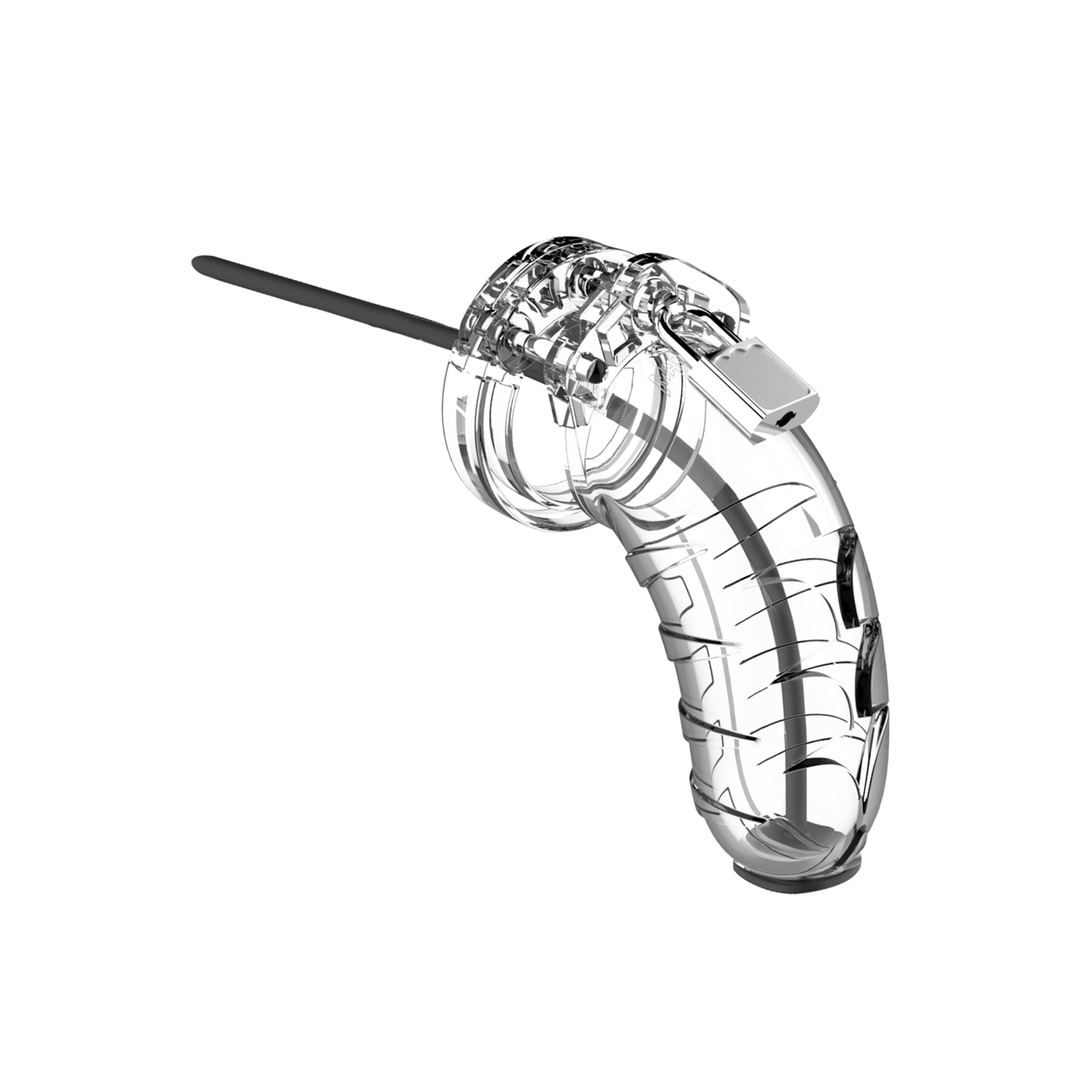 Model 16 Chastity Cock Cage met Urethrale Sounding – 4.5 / 11,5 cm