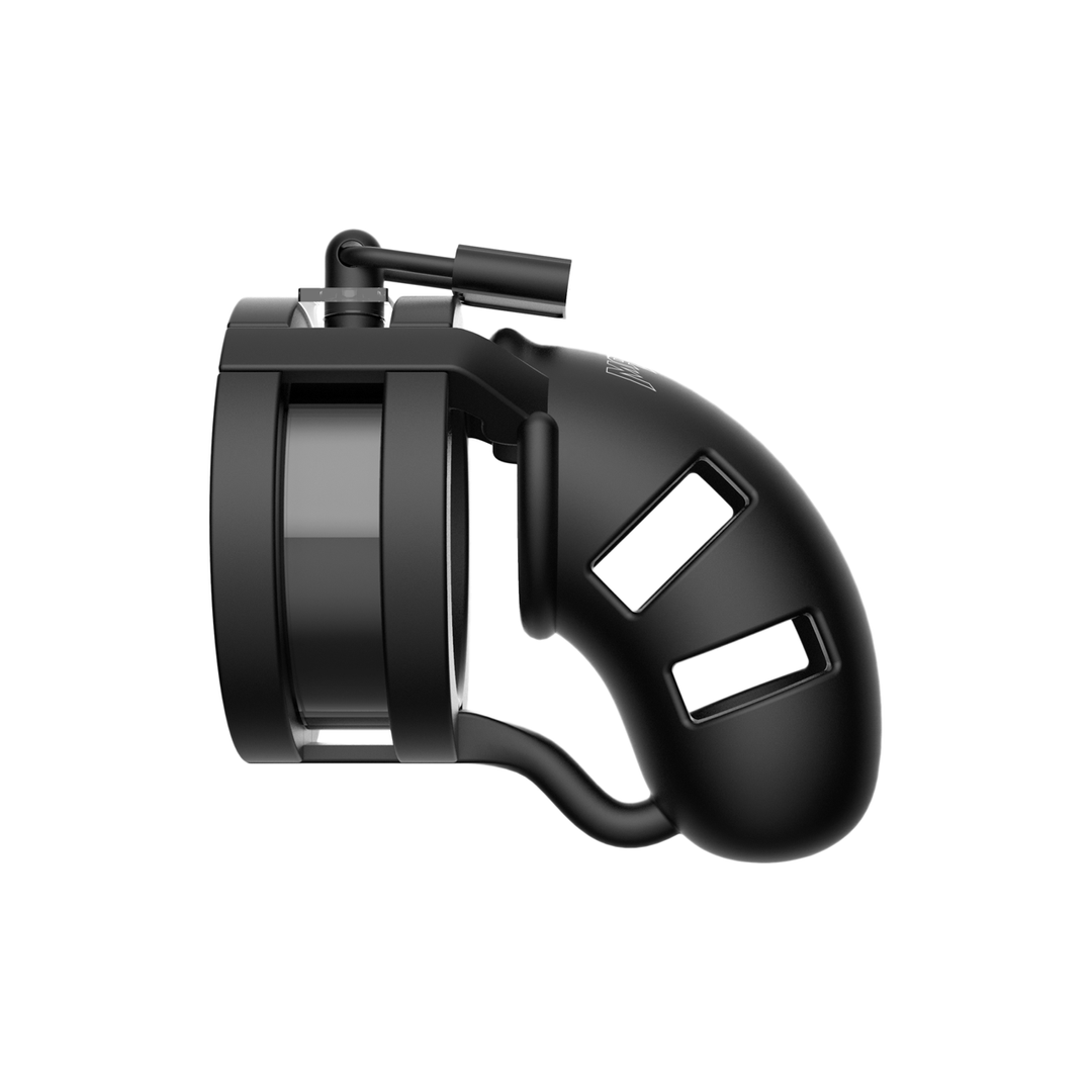 Model 18 Chastity Cock Cage met Ballsplitter – 3.5 / 9 cm