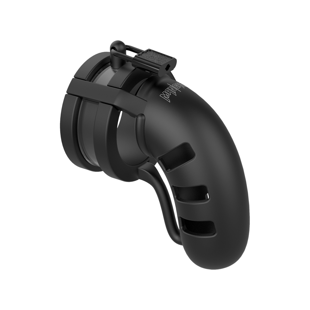 Model 19 Chastity Cock Cage met Ballsplitter – 4,5 / 11,5 cm