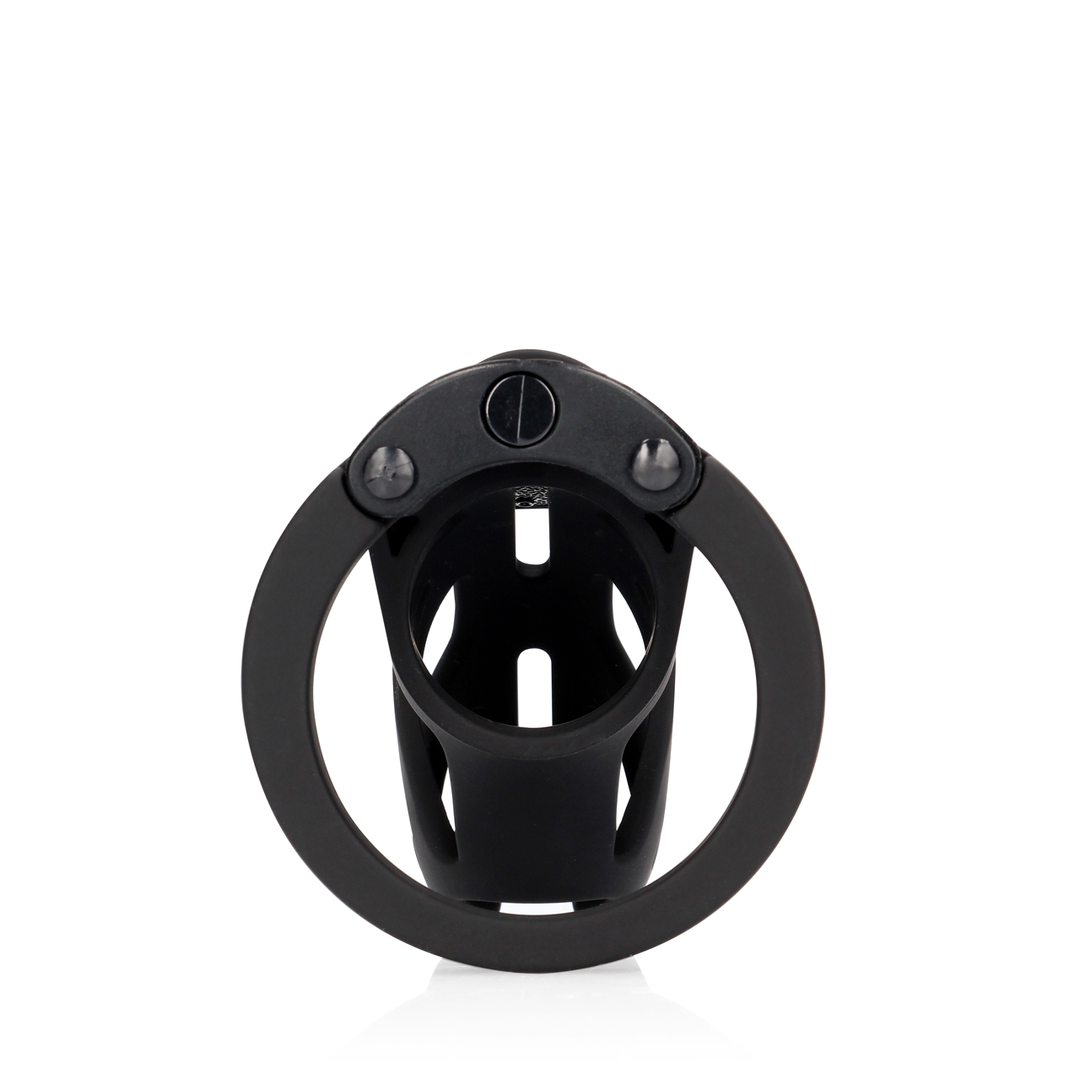 Model 24 – Chastity Cage – 3.5” / 9 cm – Zwart
