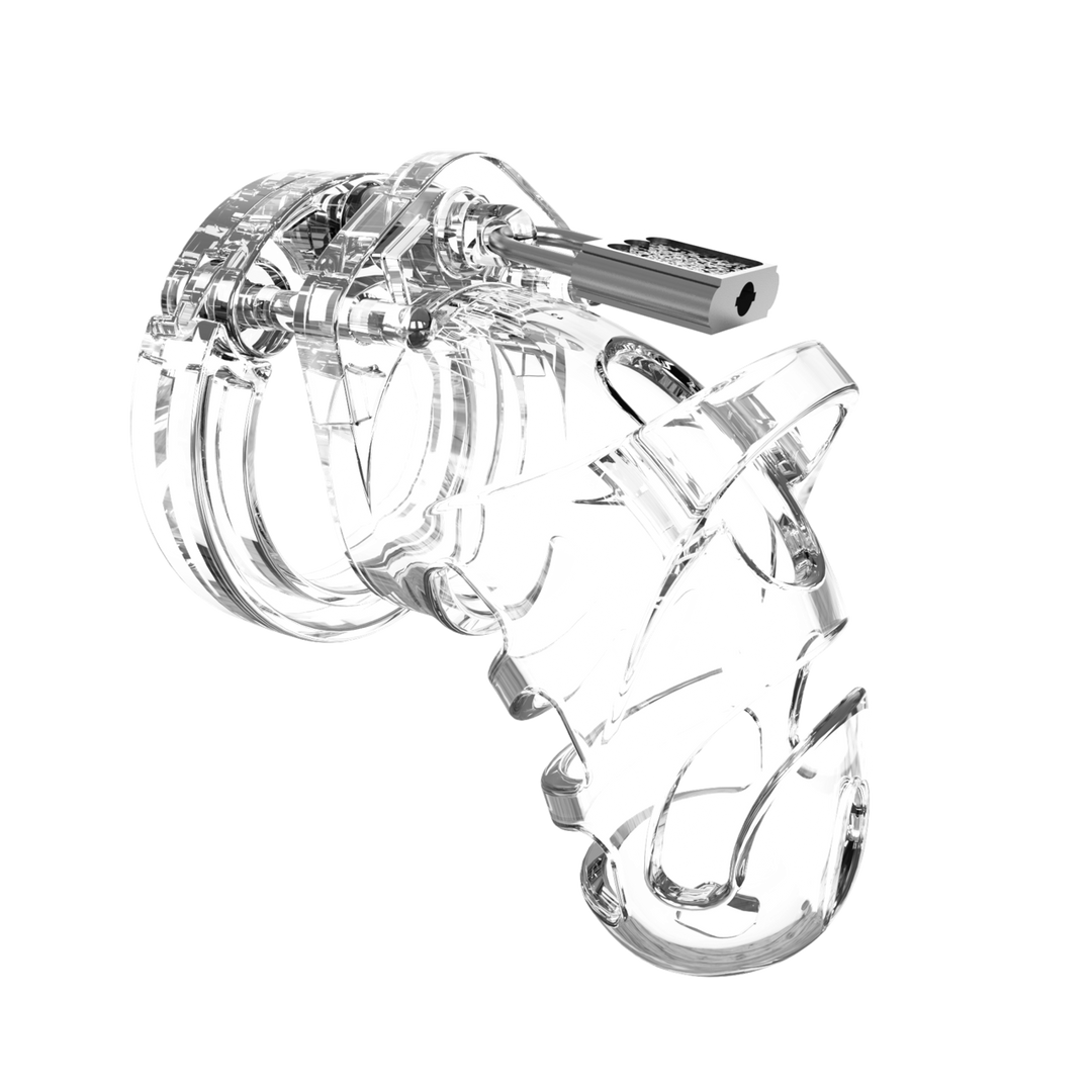 Model 25 – Chastity Cage – 3.5” / 9 cm – Transparant