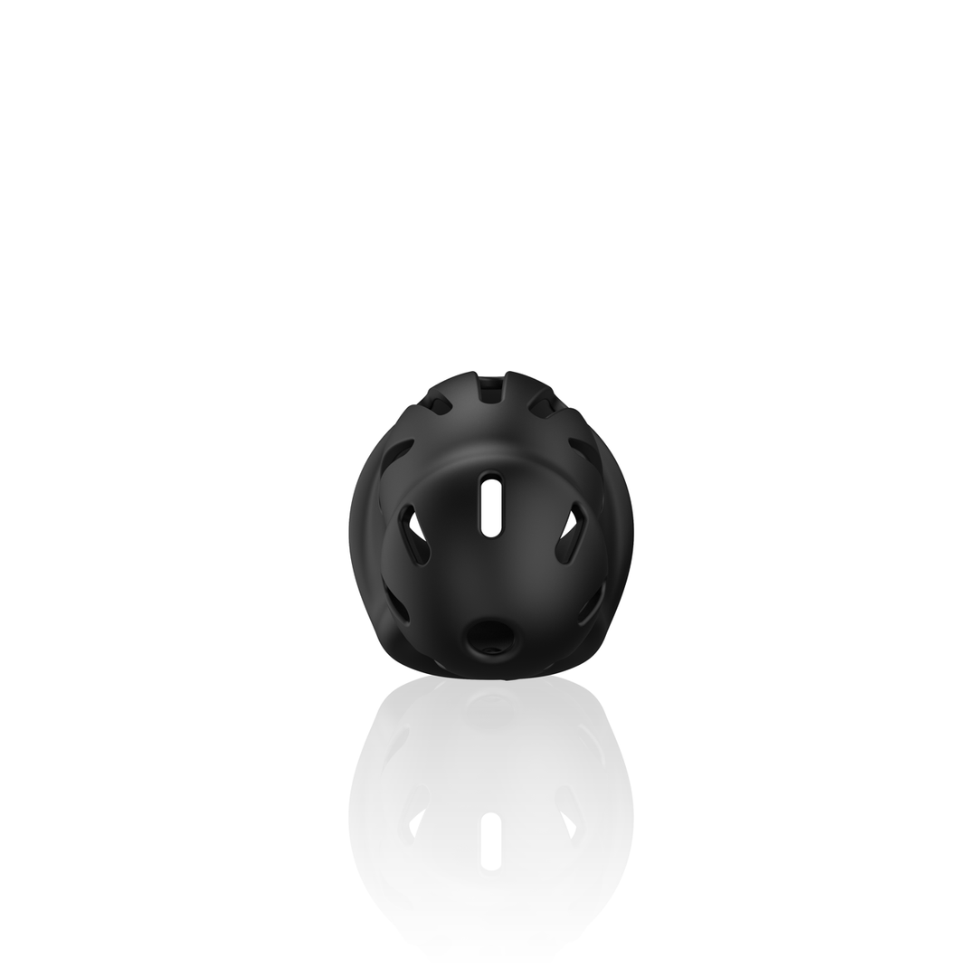 Model 27 – Ultra Soft Silicone Chastity Cage – Zwart