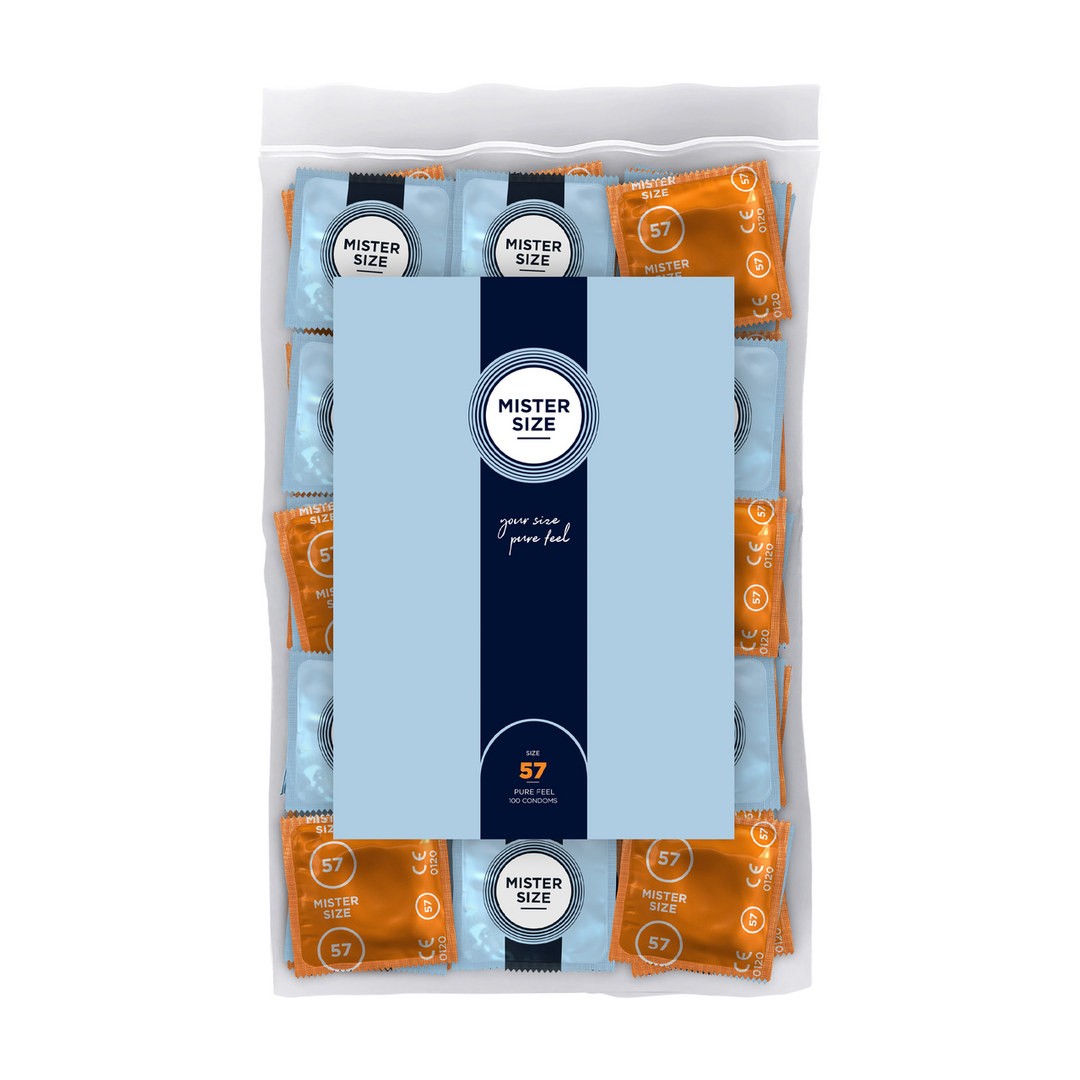 Pure Feel – Condooms 57 mm – 100 Pack