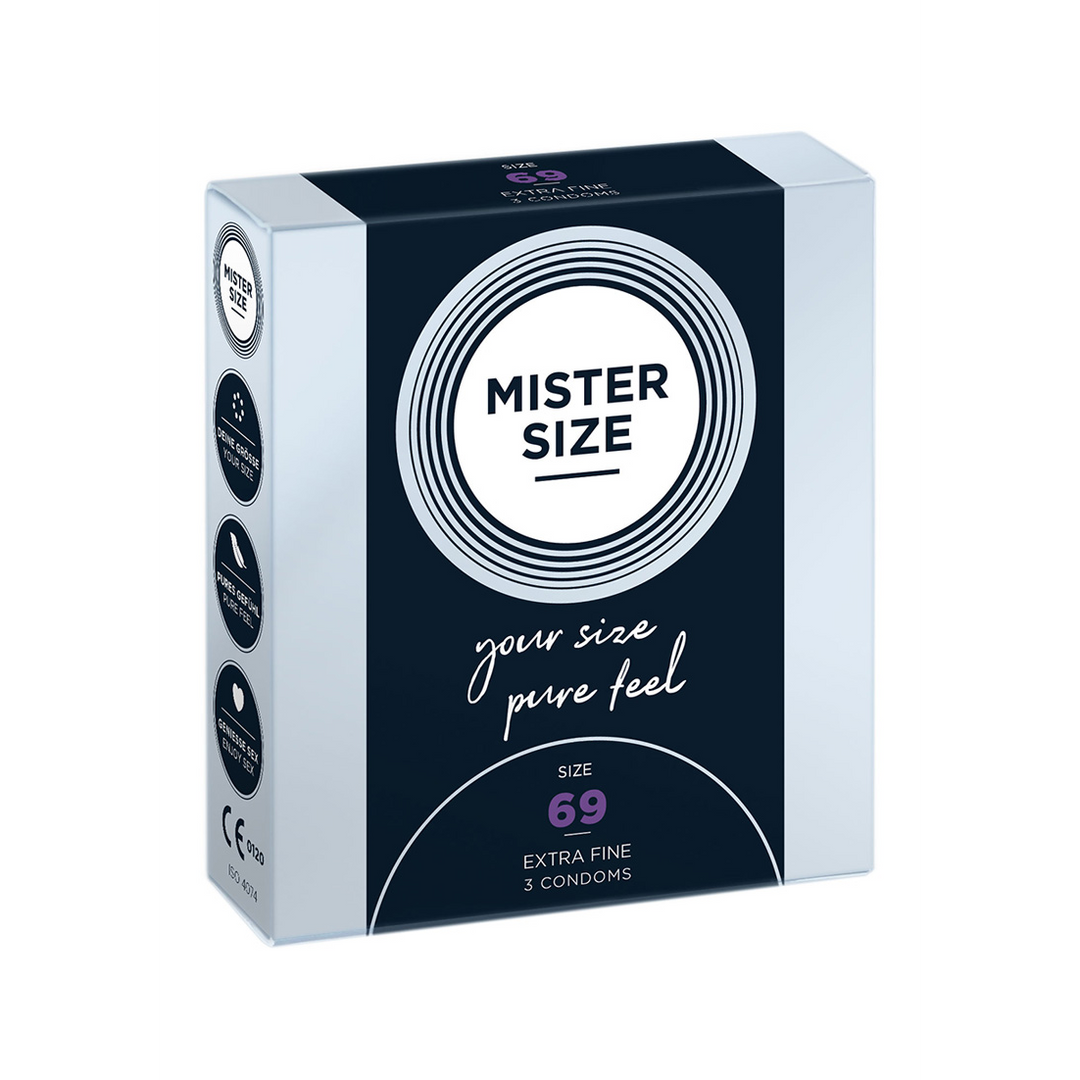 Pure Feel – Condoms 69 mm – 3 Pack