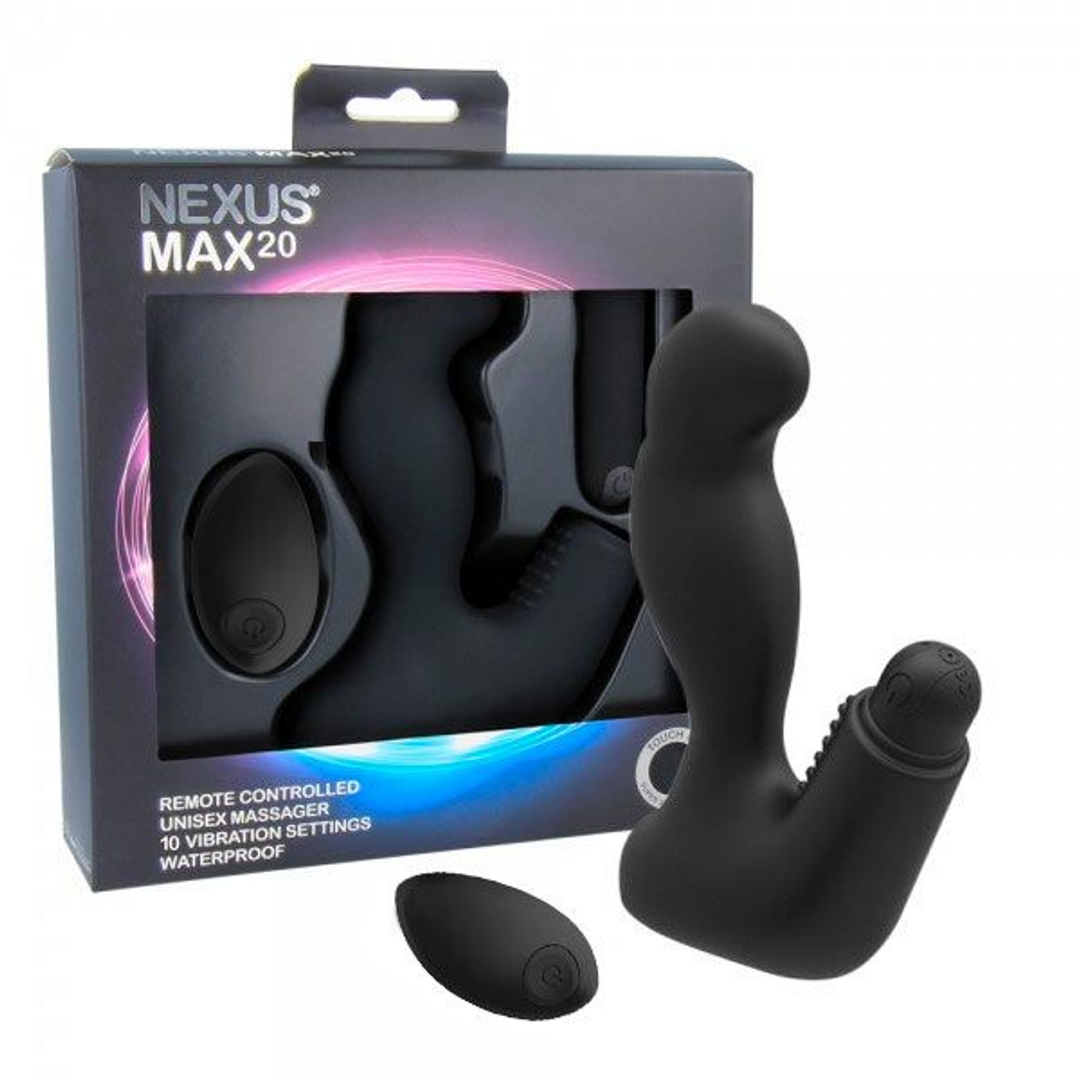 Max 20 – Waterdichte Unisex Massager met Afstandsbediening