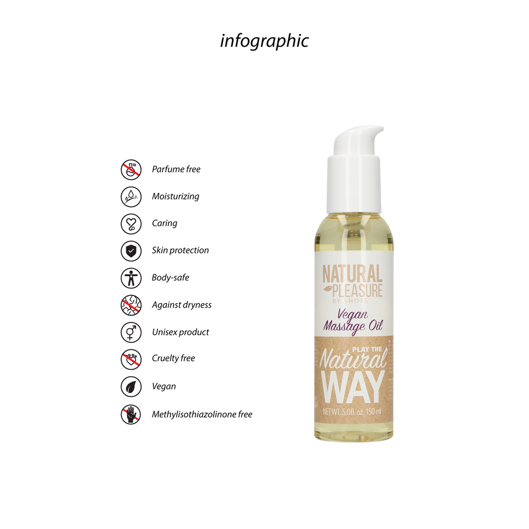 Vegan Massage Olie – 5 fl oz / 150 ml