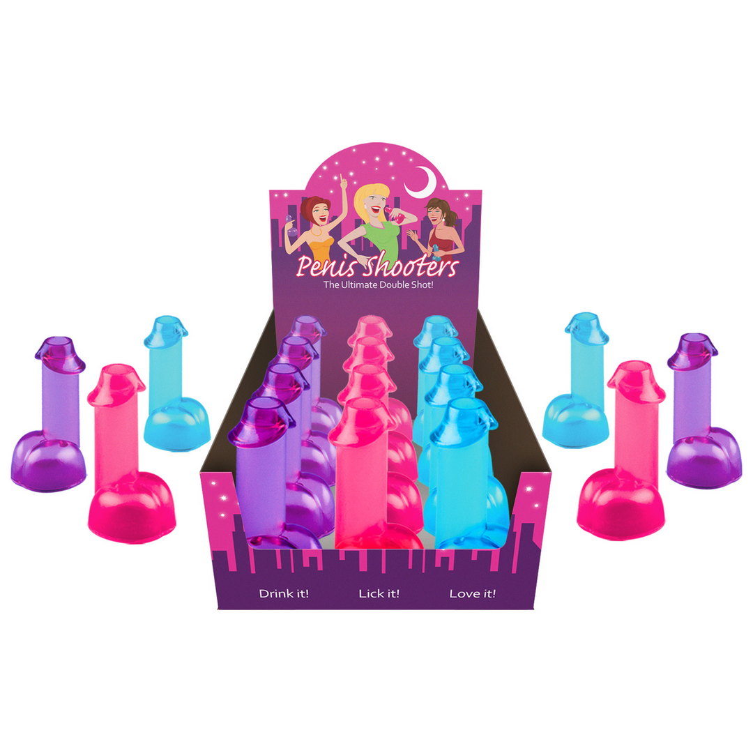 Set van 12 Penis Shooters