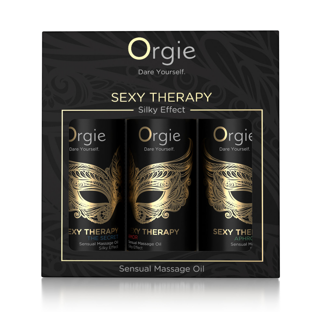 Sexy Therapy – Sensuele Massage Olie Set – Mini Maat