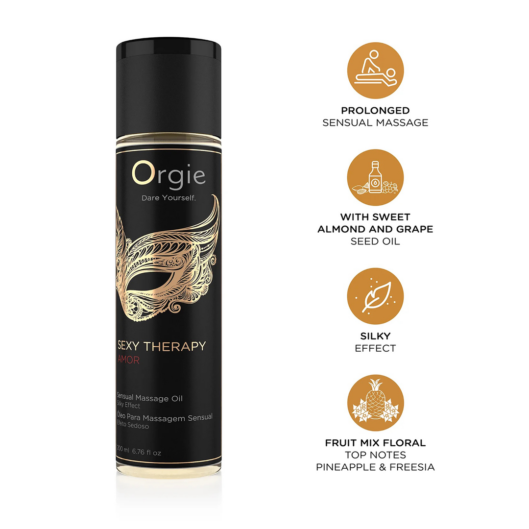 Sexy Therapy Amor – Massageolie – 200 ml