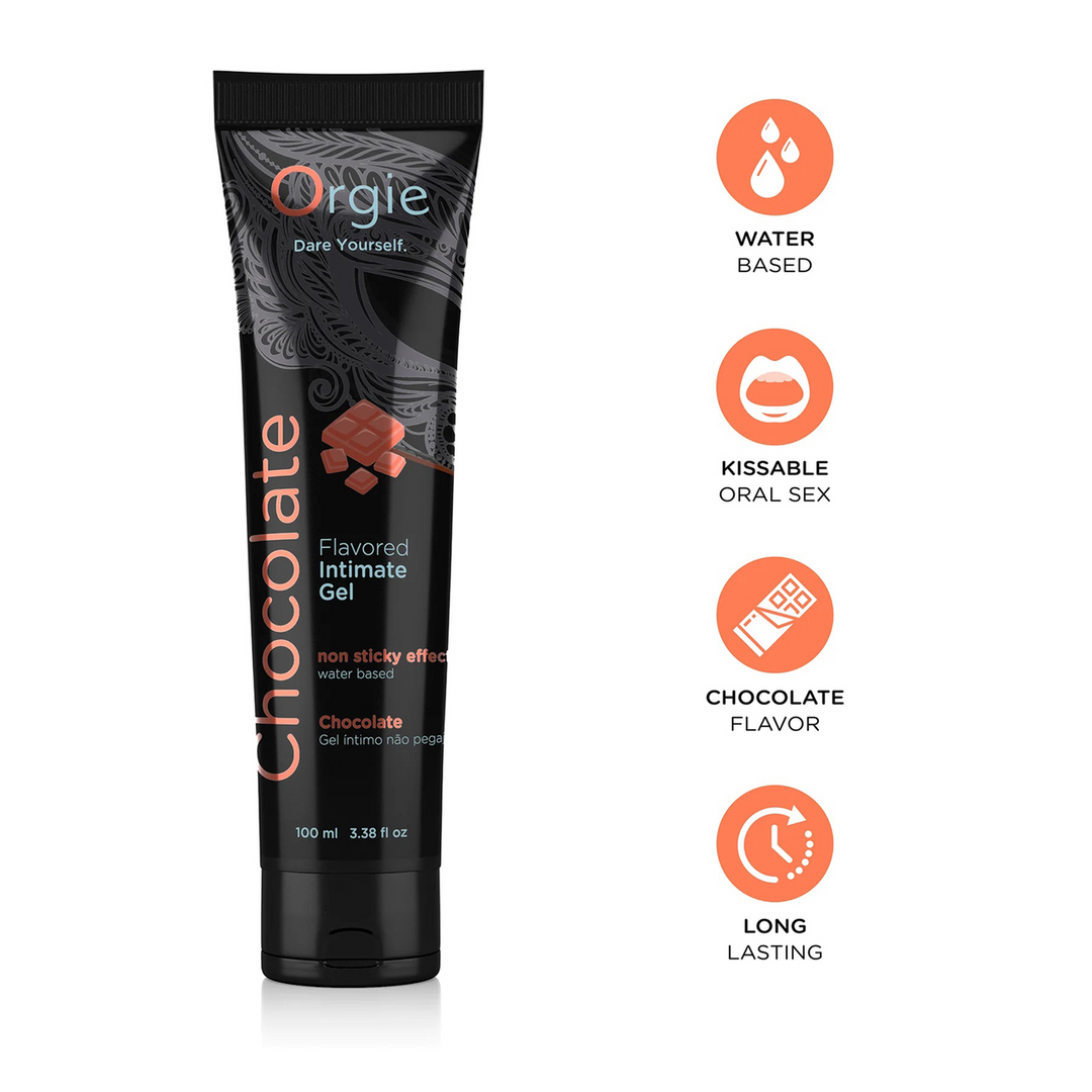 Lube Tube Chocolate – Waterbased Lubricant – 3 fl oz / 100 ml