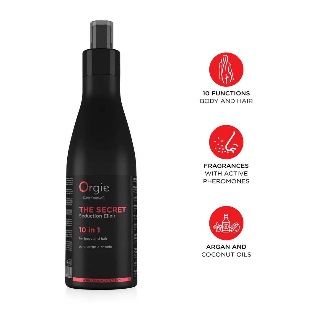 De Secret Seduction Elixir – Huid- en Haarlotion met Pheromonen – 7 fl oz / 200 ml