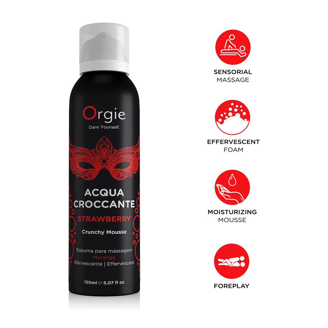 Acqua Crocante – Crackeling Massage Foam – 5 fl oz / 150 ml
