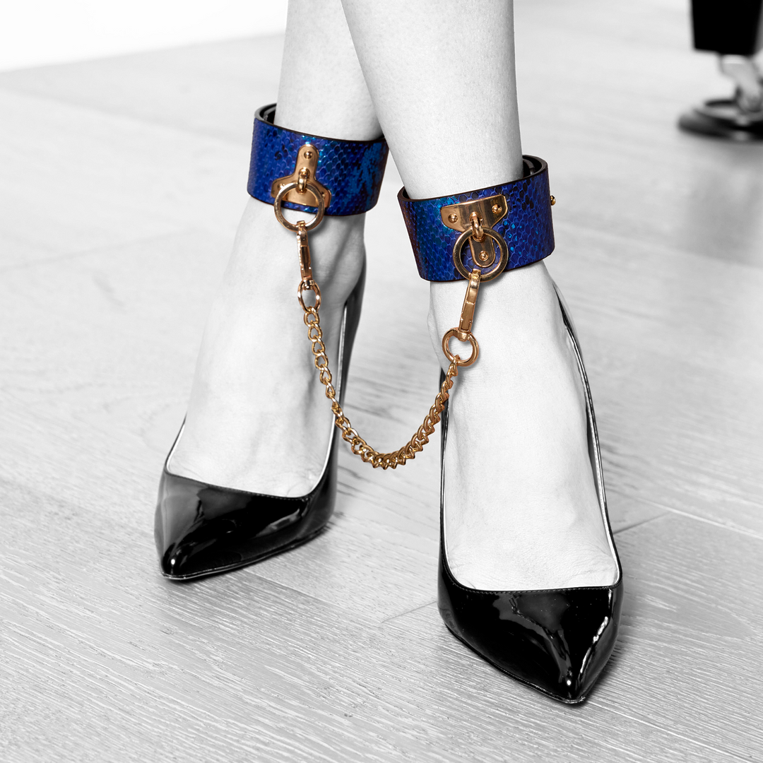 Florence Collectie – Beenmanchetten – Blauw
