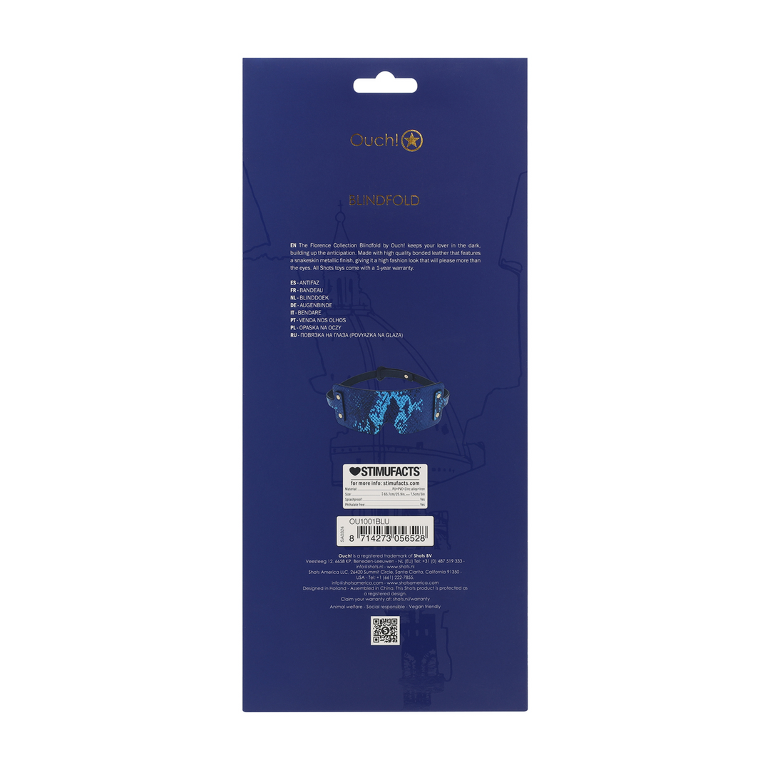 Florence Collectie – Blinddoek – Blauw
