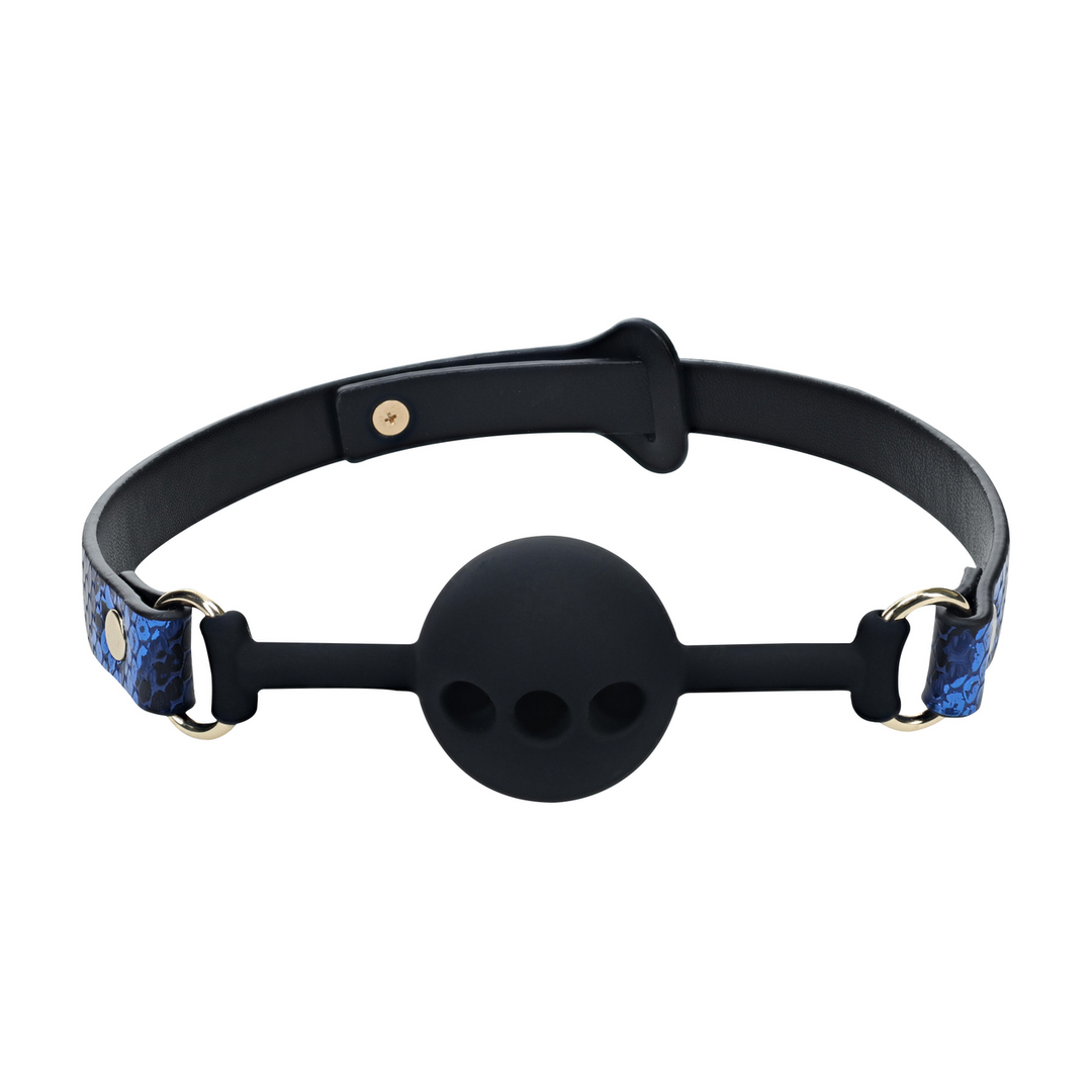 Florence Collectie – Siliconen Ball Gag – Blauw
