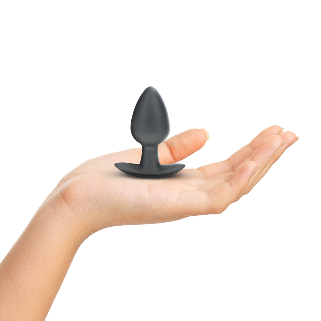 Zachte Siliconen Anale Plug – Medium – 3,1 / 7,9 cm – Gunmetal