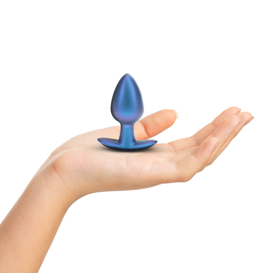 Geleidelijke Silicone Anale Plug – Medium – 3.1 / 7,9 cm – Metallic Blauw
