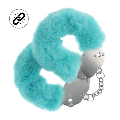 Zware Fluffy Handboeien - Blauw