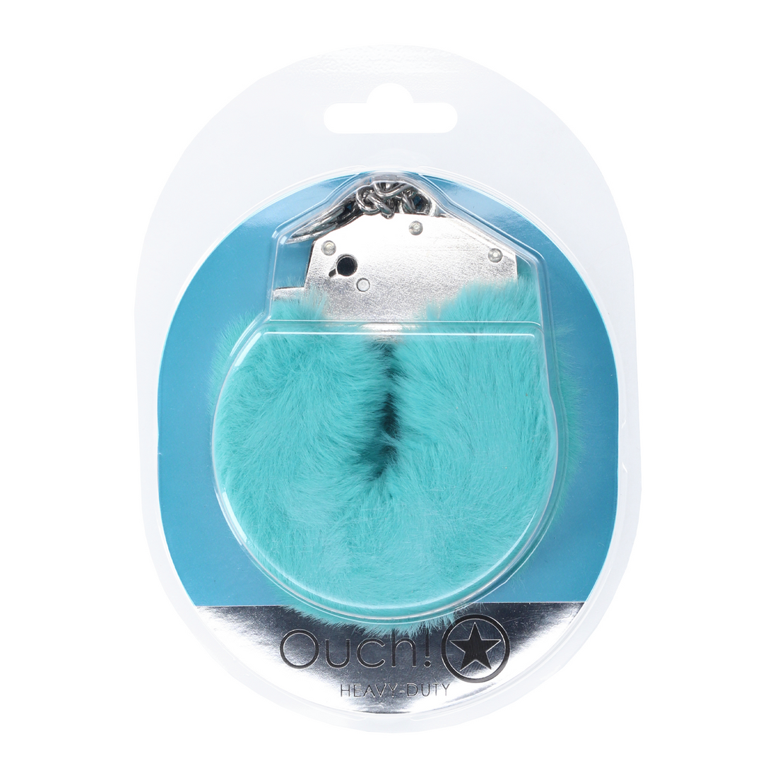 Zware Fluffy Handboeien – Blauw