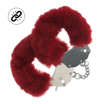 Zware Fluffy Handboeien - Bourgondisch Zware Fluffy Handboeien - Bourgondisch