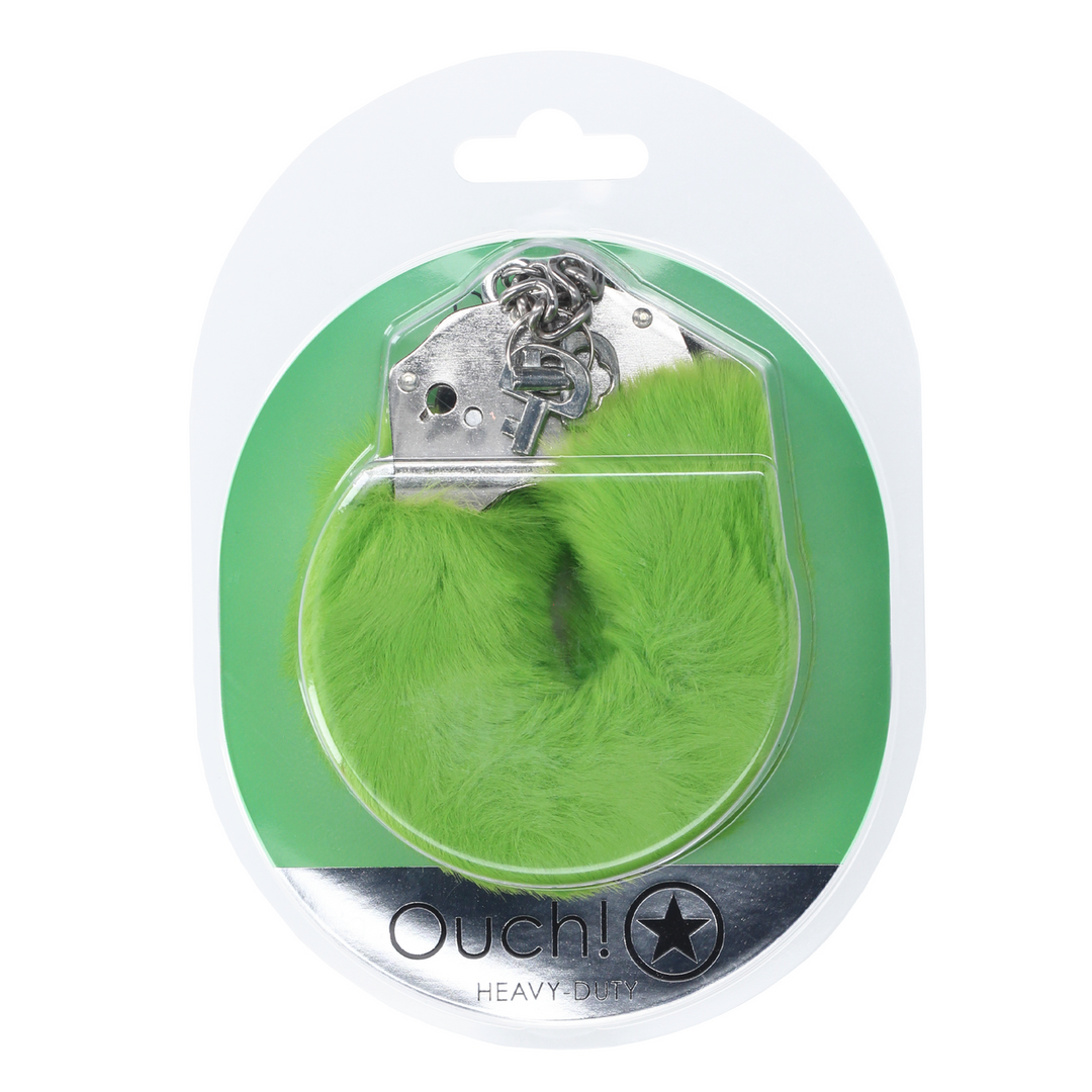 Zware Fluffy Handboeien – Groen