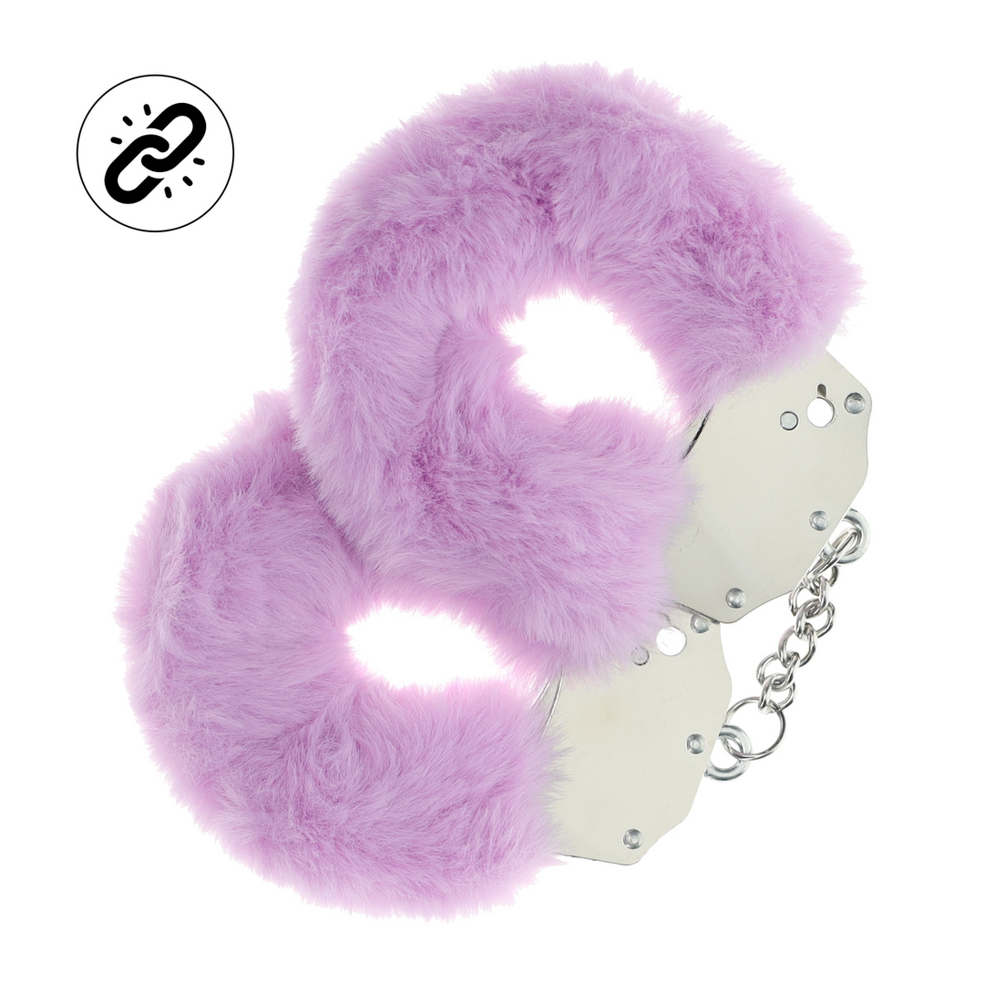 Zware Fluffy Handboeien – Lavendel