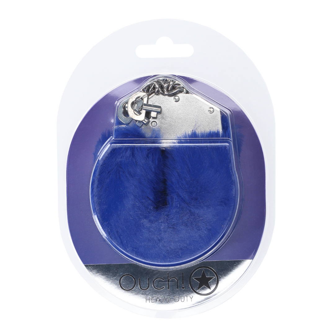 Zware Fluffy Handboeien – Marineblauw
