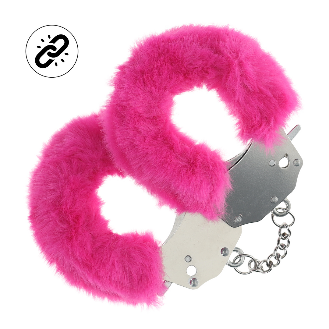 Zware Fluffy Handboeien – Roze