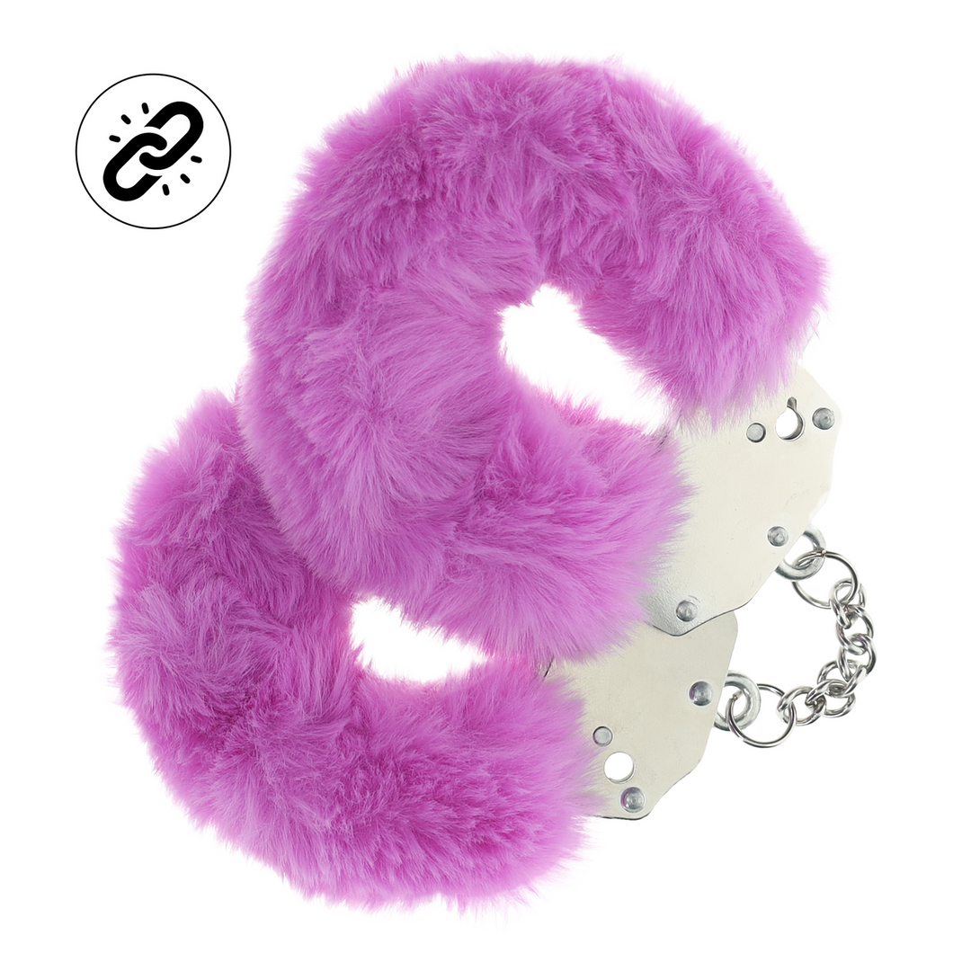 Zware Fluffy Handboeien – Paars