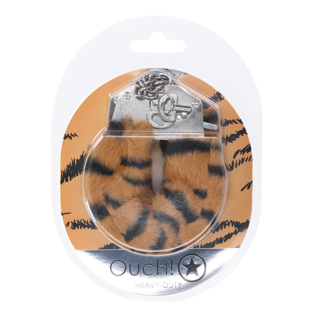 Zware Fluffy Handboeien – Tijger