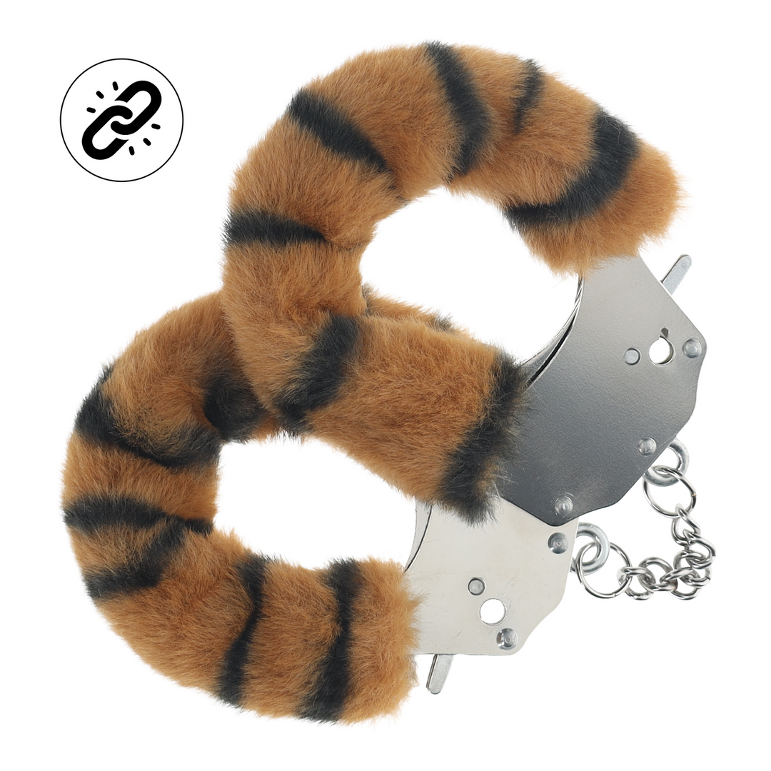 Zware Fluffy Handboeien – Tijger