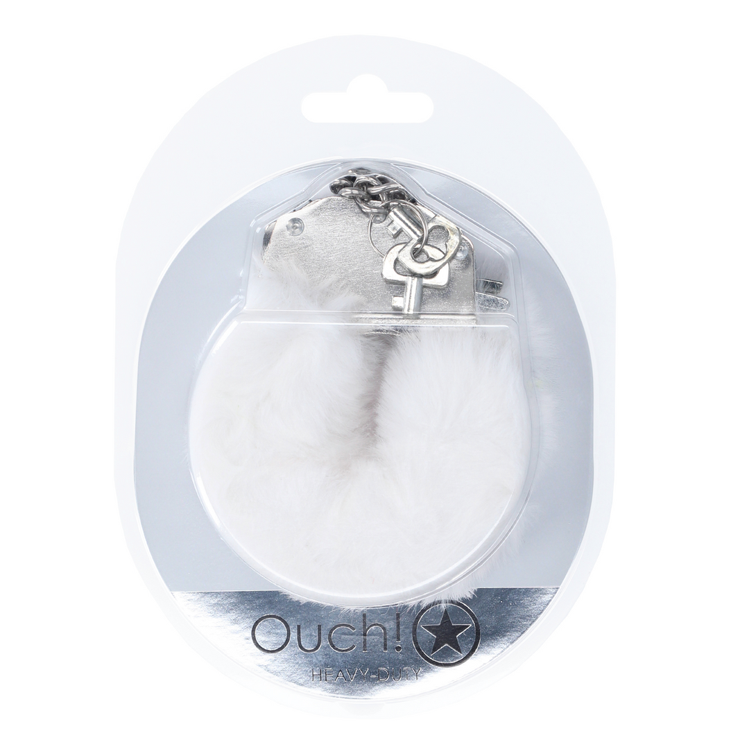 Zware Fluffy Handboeien – Wit