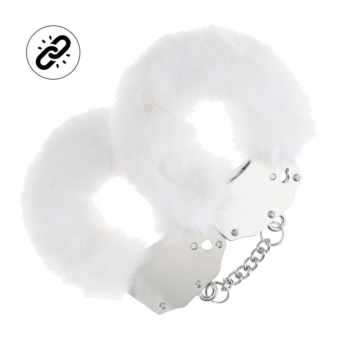 Zware Fluffy Handboeien – Wit