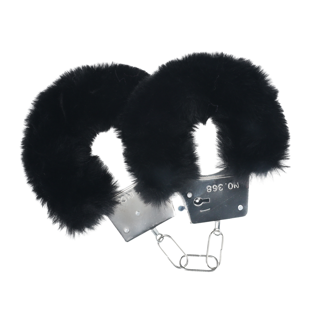Classic Fluffy Handboeien – Zwart