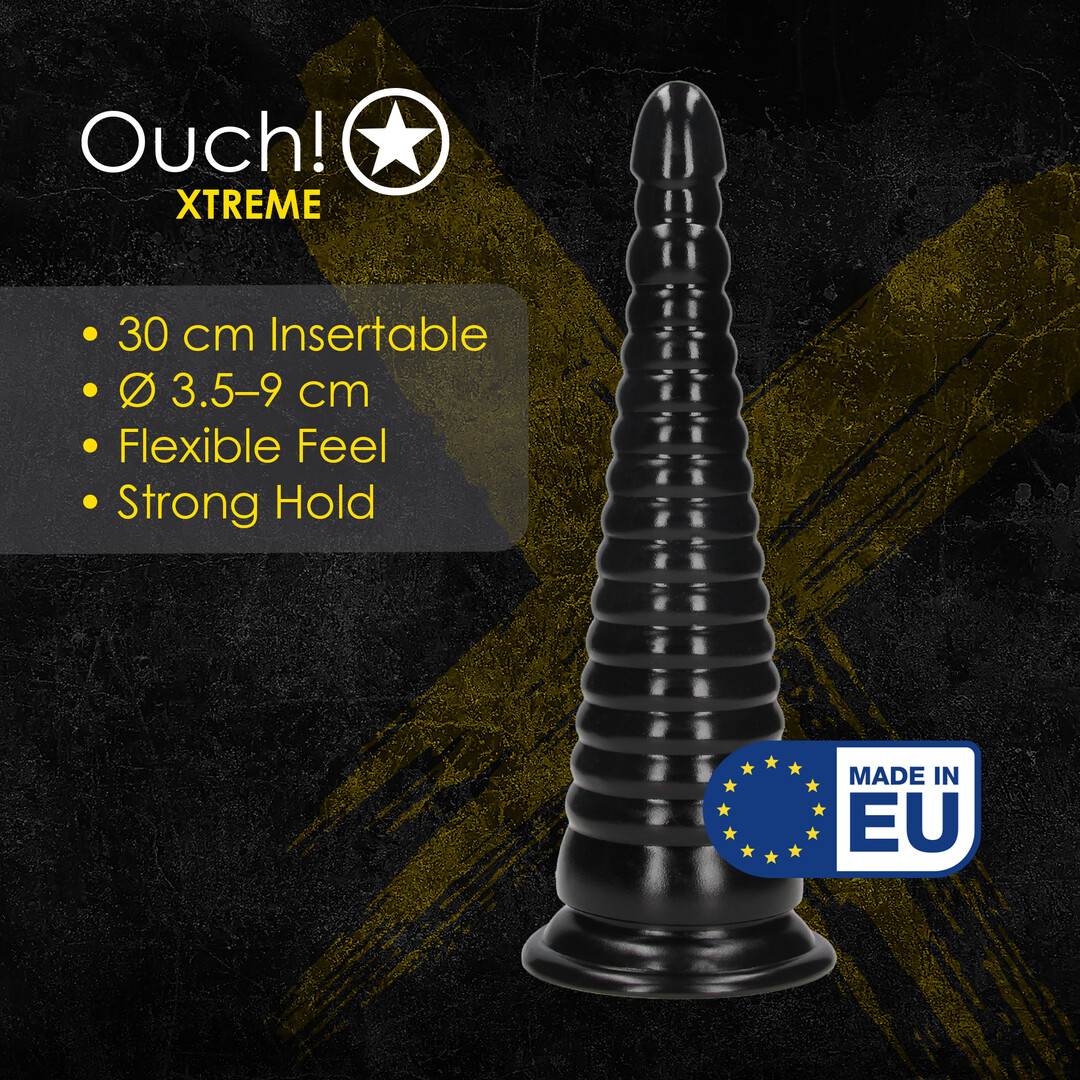 Twisted Vortex – Anal Plug – 1008 gr / 30 cm – Black