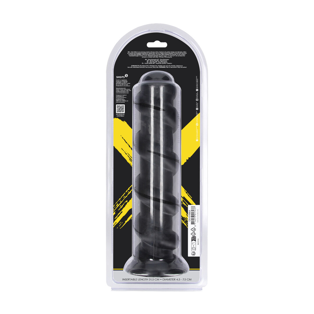 Hole Driller – Anal Plug – 1068 gr / 31,5 cm – Black