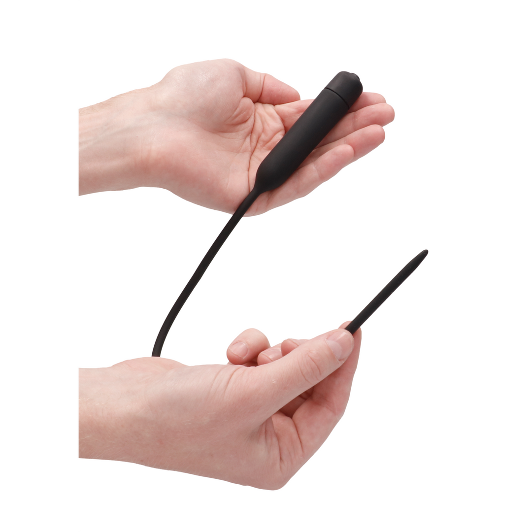Silicone Vibrerende Bullet Plug Extra Lang