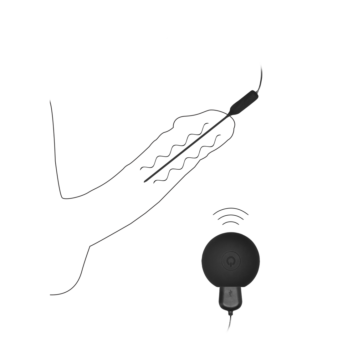 Silicone Oplaadbare Vibrerende Plug met Afstandsbediening