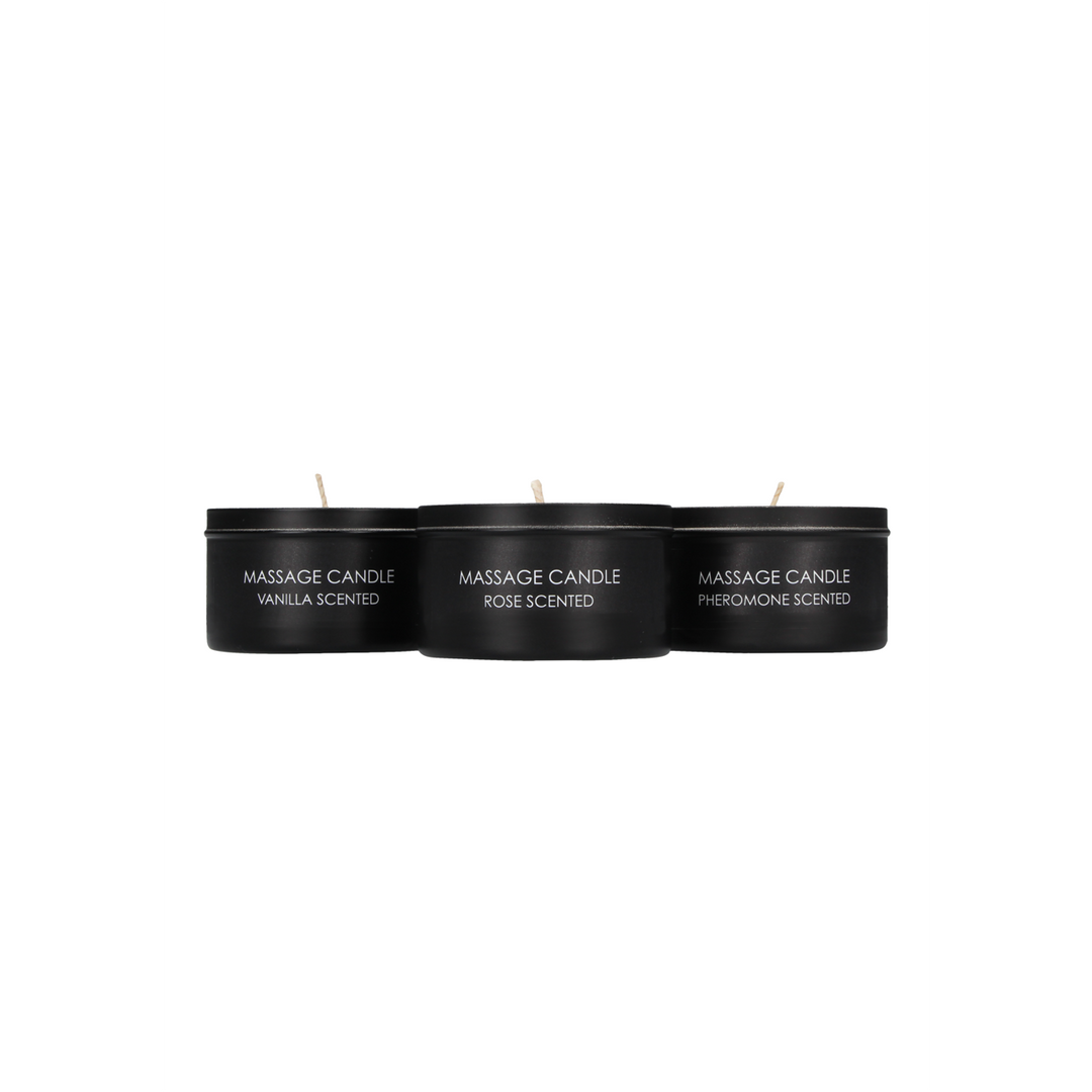 Massagekaarsenset – Pheromone, Vanille  Rozen Geur