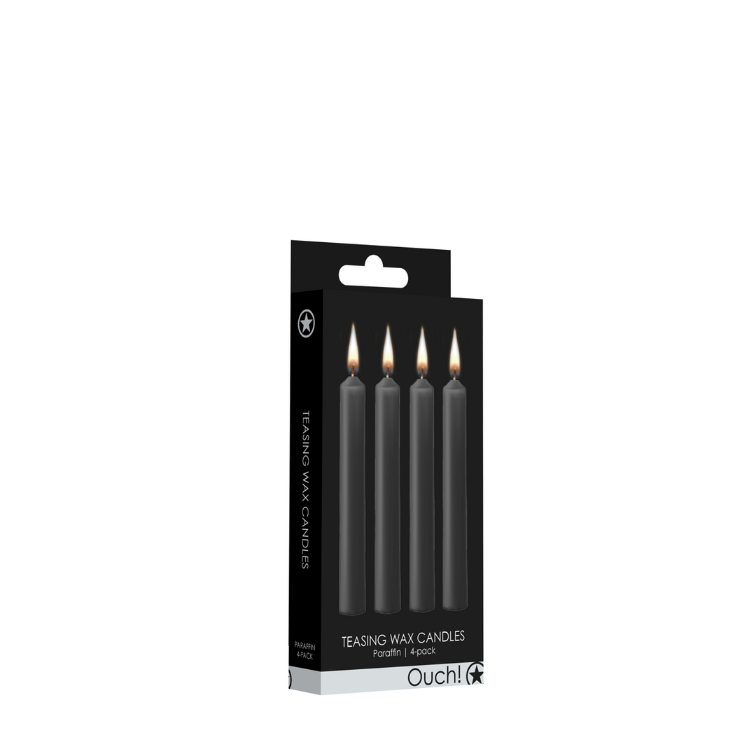 Plagen Waskaarsen – 4 Stuks – Zwart