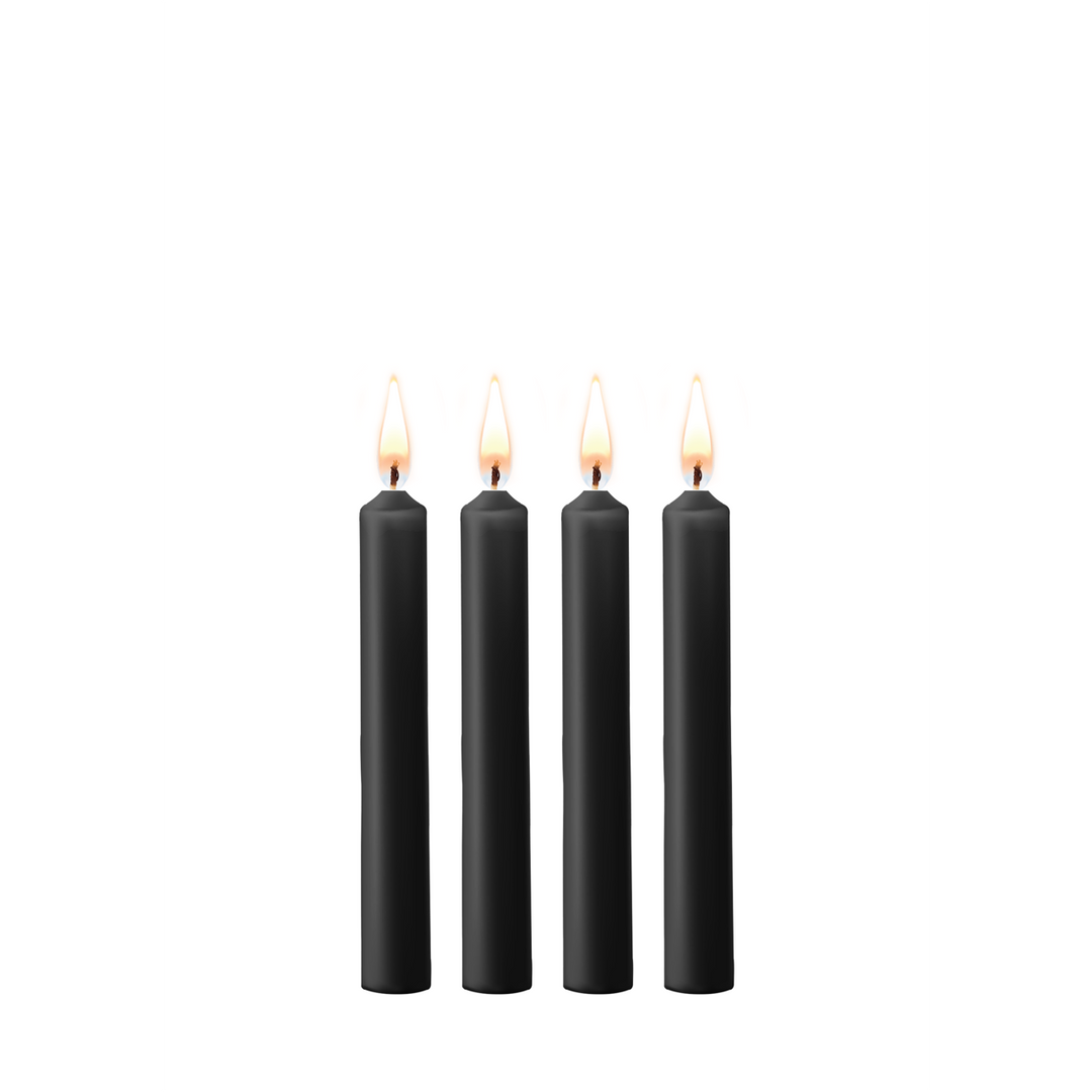 Plagen Waskaarsen – 4 Stuks – Zwart