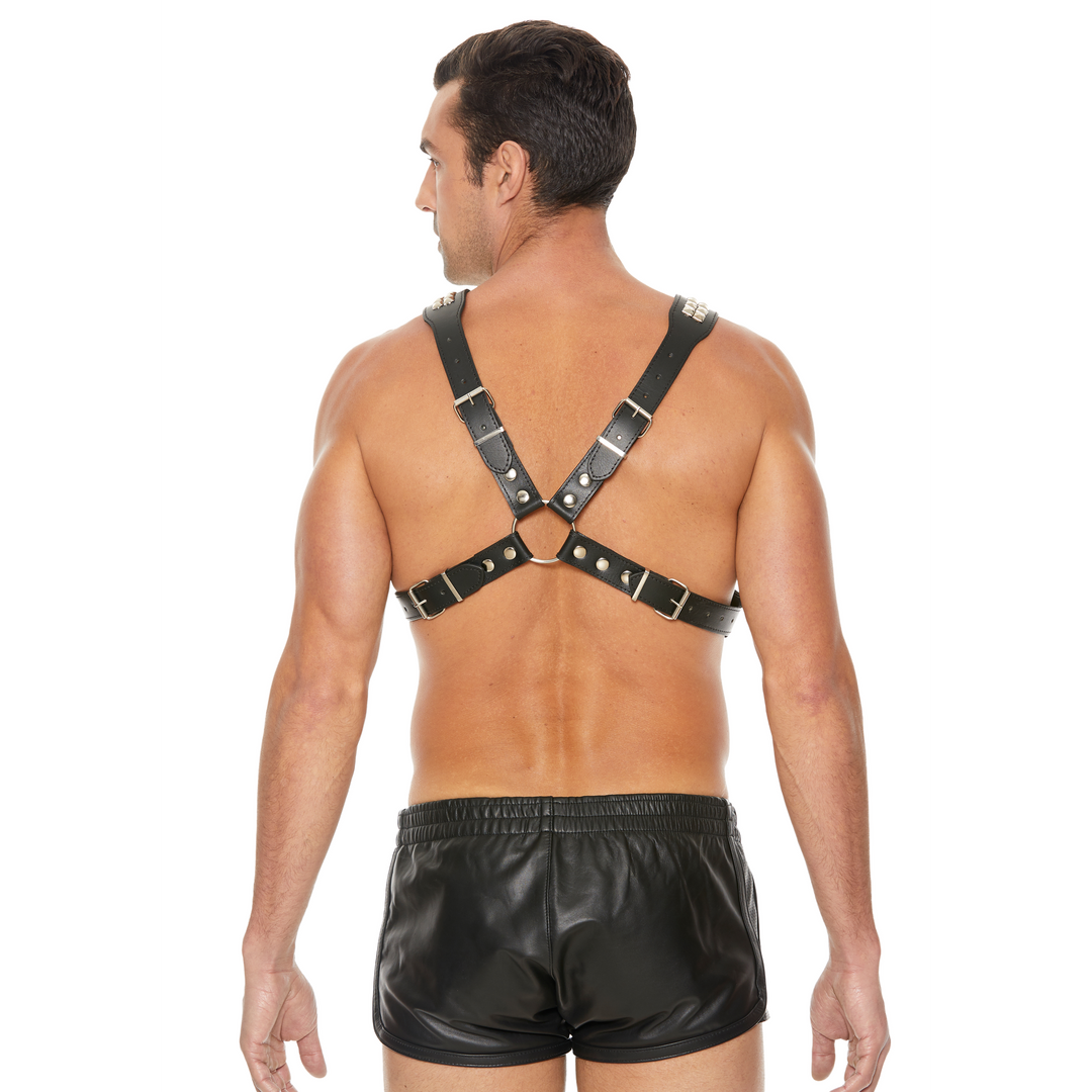 Pyramid Stud Heren Body Harness – One Size