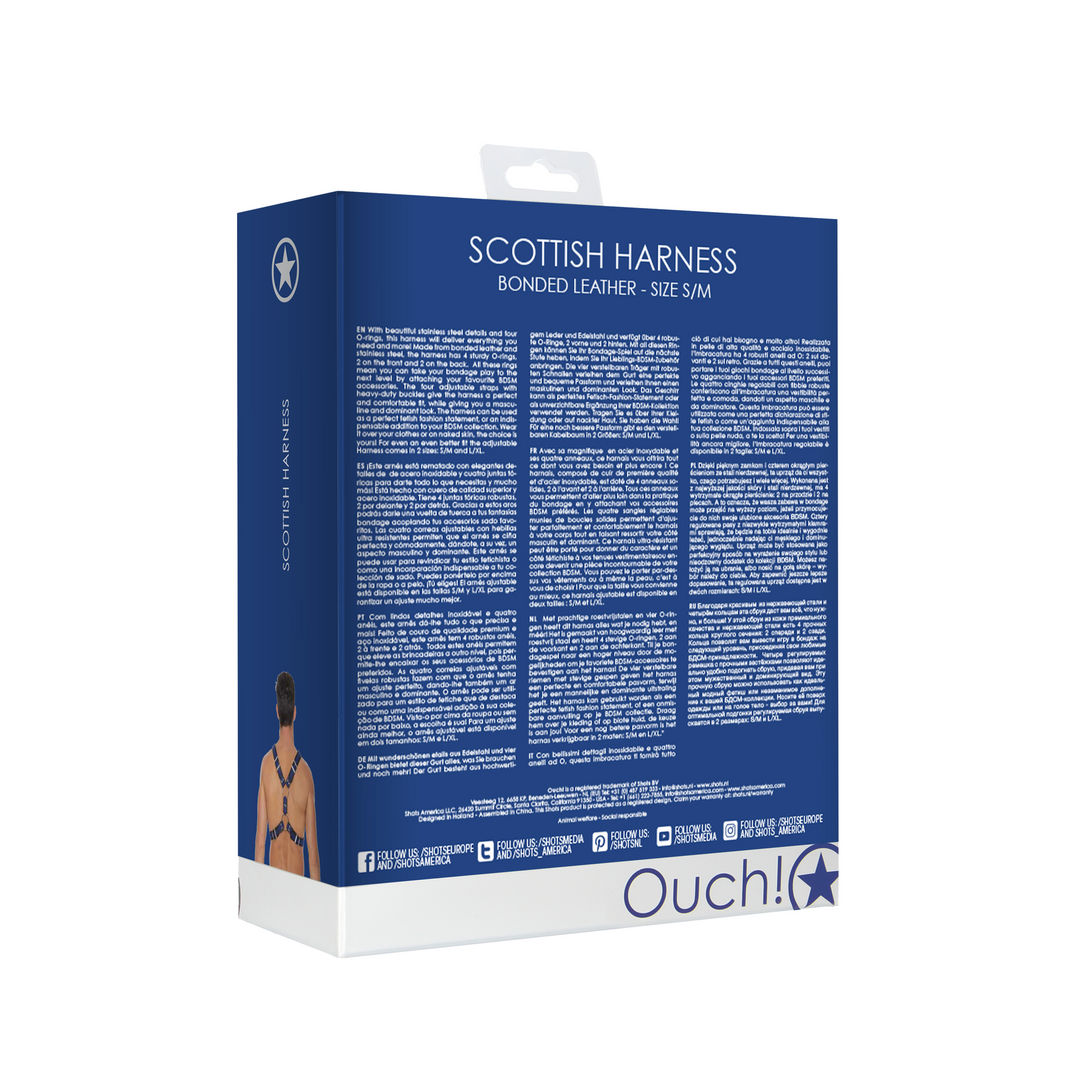 Schotse Leren Harnas – S/M