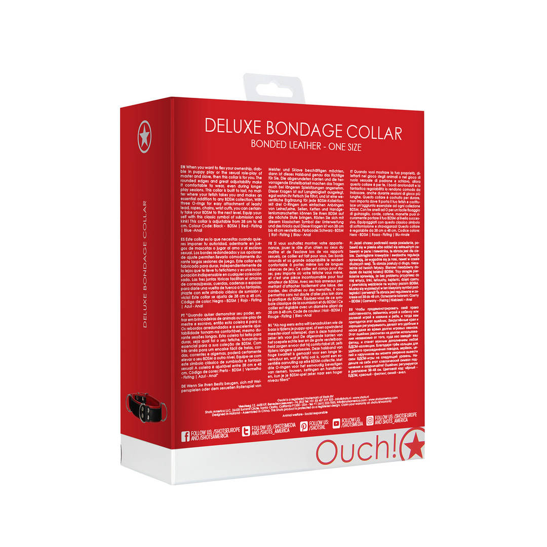 Deluxe Bondage Halsband – One Size