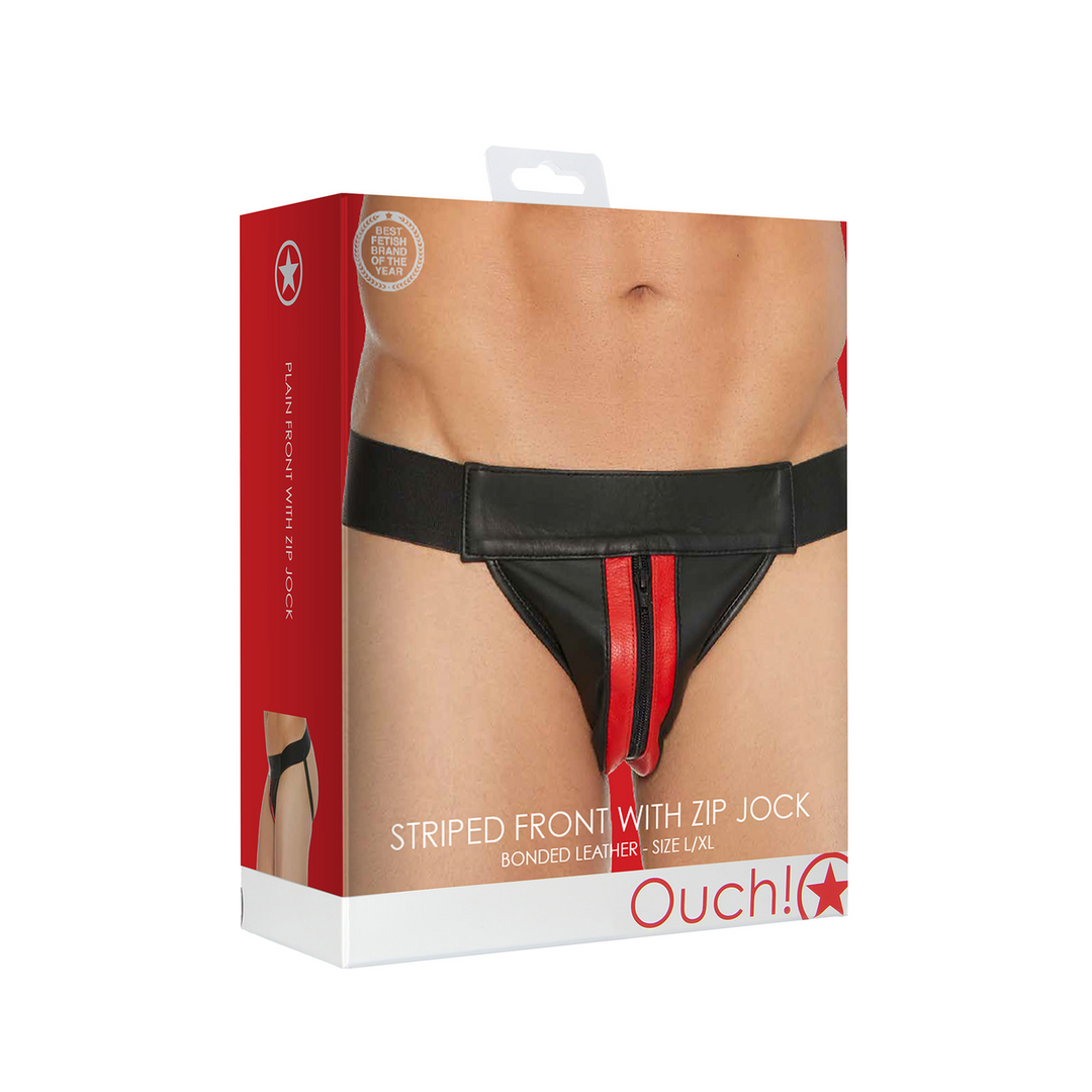 Effen Voorkant Met Rits Jock – L/XL