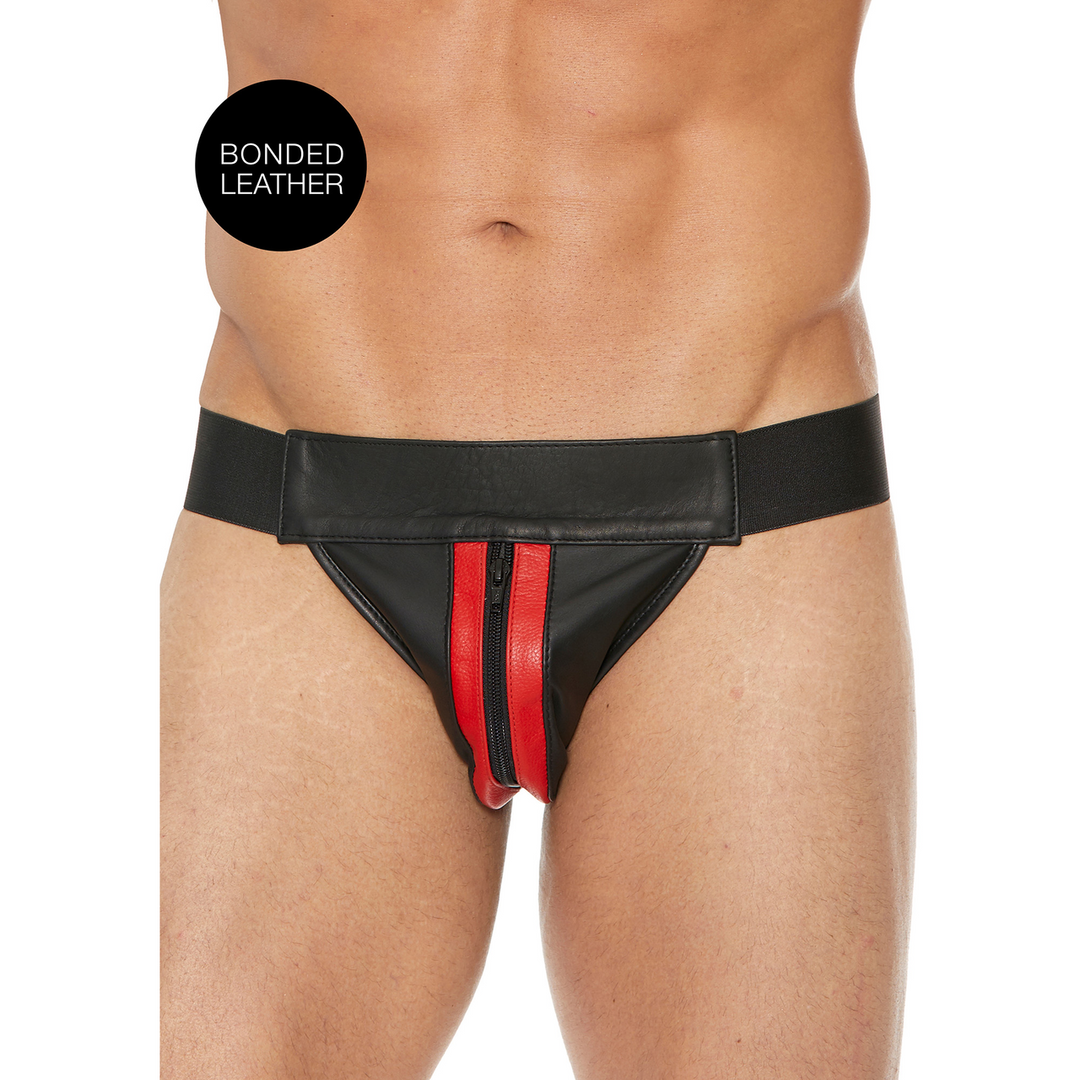 Effen Voorkant Met Rits Jock – L/XL